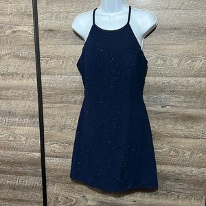 Navy sparkly dress